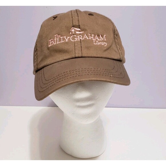 Billy Graham Brown /Pink Women's Adjustable Cap Hat - Picture 1 of 8